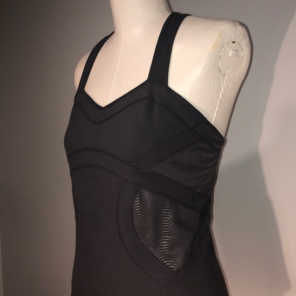 ZELLA Activewear dark gray tank w/ racerback▪️sz L - Picture 2 of 8